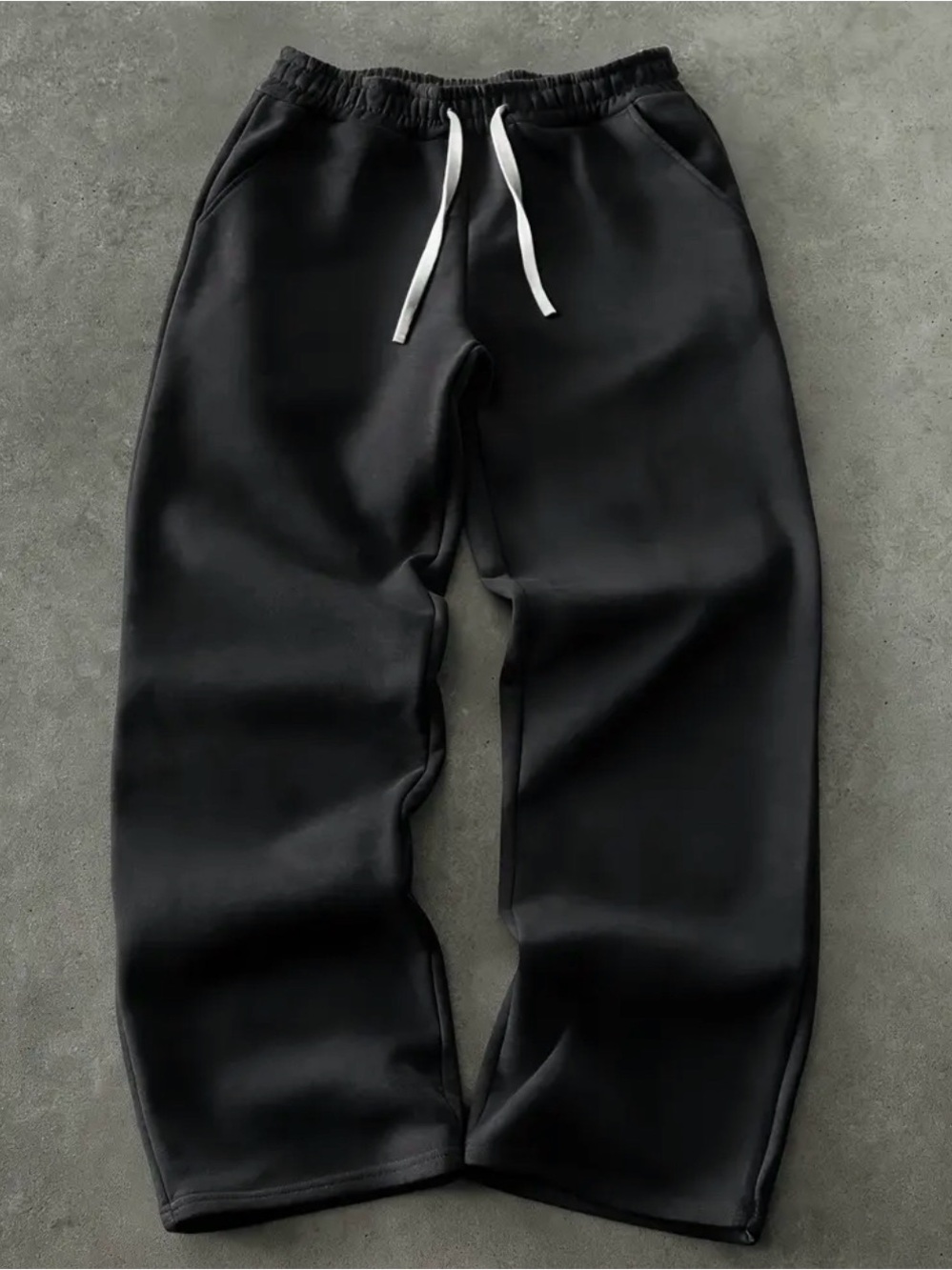 NWWT, 2pck Men's Sweat Pants, White Draw String, Black and‎ Blue, L, R94